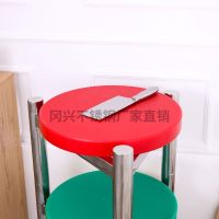 [COD] steel triangular cutting board chopping bone meat kitchen floor-standing detachable