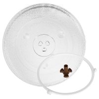 12.5 Inch Universal Microwave Glass Plate Microwave Glass Turntable Plate Accessories for Kenmore, Panasonic