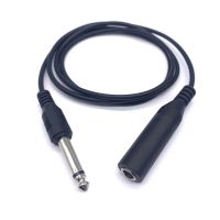 1M 6.35 (1/4") Mono Male to Female Audio Extension Cable Audio Instrument Cable