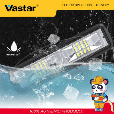 Vastar 1Pcs 48W LED แถบแสงสำหรับทำงานจุดน้ำท่วมไฟไฟหน้ารถรถบรรทุกออฟโรด SUV