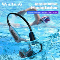 Original K8 Bone Conduction ไร้สายหูฟังบลูทูธ,IPX8กันน้ำหูฟังว่ายน้ำ,หน่วยความจำ16GB MP3ผู้เล่น