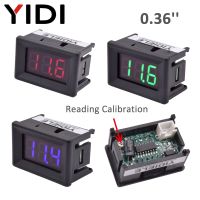 5pcs 10pcs 0.36 Inch Mini DC 0-100V LED Digital Display Voltmeter Car Voltage 2.3-30VDC Detector Meter Tester Reading Calibrate