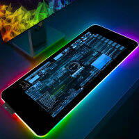 ไอรอนแมน Gaming M Ousepad เกม Slipmat RGB Led ติดตั้ง Gamer ตกแต่งเย็นเรืองแสงแผ่นรองเม้าส์พีซีสาธารณรัฐของนักเล่นเกมที่มีสายพรม