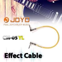 สายพ่วงเอฟเฟคกีต้าร์ JOYOยาว 1.2 ฟุต รุ่น O.D-6.3mm.CM-05 YL สีเหลือง