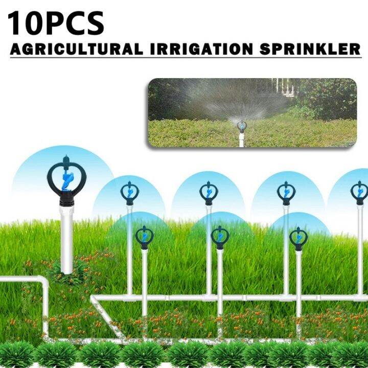 10PCS Sprinkler Kincir Air Pertanian Modern Berputar 360 Untuk Sistem ...