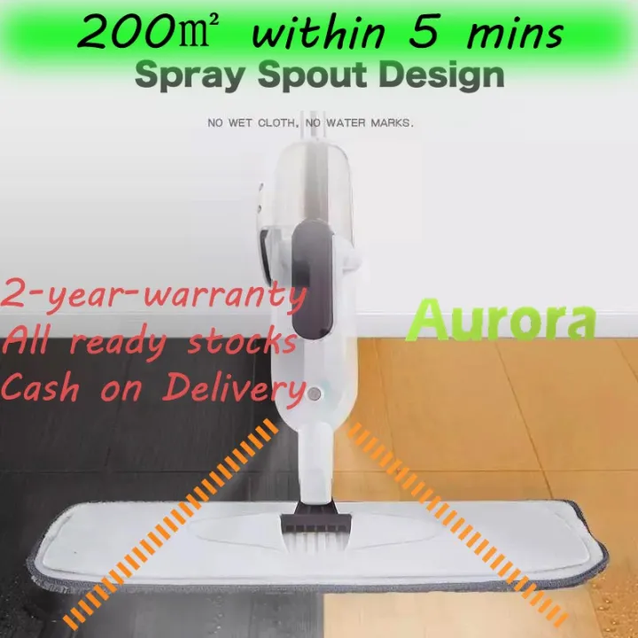 The spot 〠【24months Warranty】Mop with Spray and Bucket,Spin Mop 360