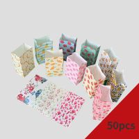 50pcs Polka Dot Paper Candy Bag Stand Up Gift Bag for Wedding Party Decoration Kids Birthday Snack Wrapping Supplies