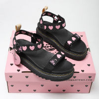 TOP☆Dr. dr Martens Martin sandals Lazy oaf Cute sandals martens shoes sweetheart lovely girl sandals INS Mid Heel Shoes