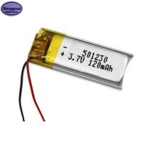 ใหม่/2023 Banggood 3.7V 120MAh 501230 051230 Lipo ลิเทียมชาร์จใหม่ได้โพลีเมอร์เซลล์แบตเตอรี่โทรศัพท์ Li สำหรับ GPS MP4บลูทูธของเล่น MP5