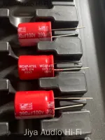 10pcs/30pcs WE 390uf/100V Generation 330UF Red Robe Audio Electrolytic Capacitor 100v390UF 18x25 Free Shipping