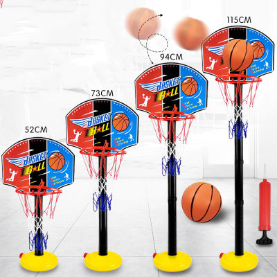 Children Basketball Playing Set Outdoor Sport Adjustable Stand Basket Holder Hoop Goal Game Mini Indoor Boy Kids Yard Game Toys