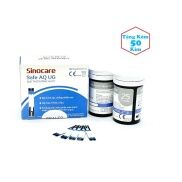 50 que thử đường huyết cho máy Sinocare Safe AQ UG + Tặng 50 kim chích máu