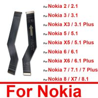 เมนบอร์ดตัวเชื่อมต่อหลัก Flex สำหรับ Nokia 2 2.1 3 3.1 5 5.1 6 6.1 7 7.1 8 8.1 Plus X6 X5 X3เมนบอร์ด X7ซ่อมเฟล็กซ์ Rion