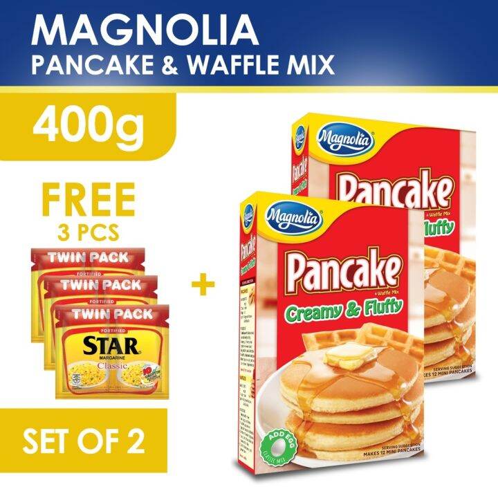 Magnolia Pancake and Waffle Mix (400g) Set of 2 Lazada PH