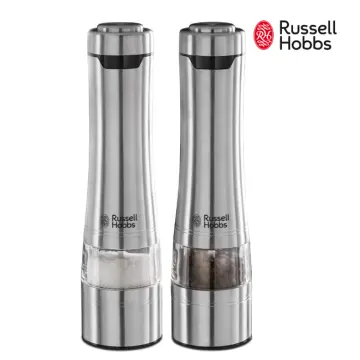 Russell Hobbs Electric Mill Salt and Pepper Mini (Set of 2) 7933JP Silver