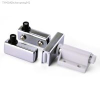 ☊❉♛ Free Opening Up and Down Shaft Hinge Glass Hardware Fittings Hinge Silver Furniture Cabinet Door Single Double Door Glass Hinge