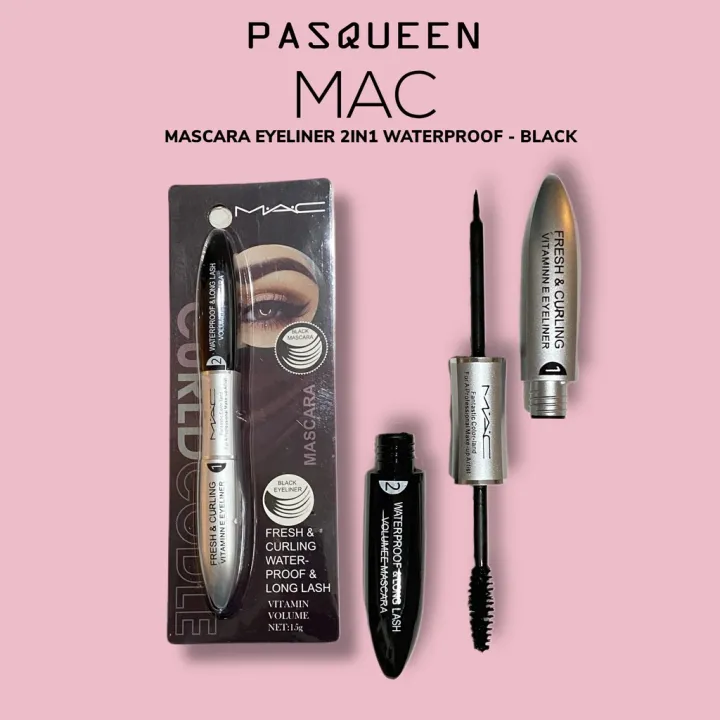 Mac Mascara dan eyeliner 2in1 / maskara eye multifungsi waterproof | Lazada
