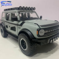 AHlmsm ทั้งหมด1:24 2021 Ford BRONCO SUV Mitsubishi จำลอง Diecast รถโลหะรุ่น Off-Road รถของเล่นสำหรับของขวัญเด็ก Collection