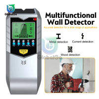 เครื่องตรวจจับโลหะ5 In 1 Wall Stud Finder Sensor เครื่องสแกนเนอร์สายเคเบิล Underground Depth Tracker เครื่องตรวจจับโลหะพร้อม LCD HD Display