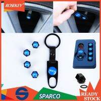 ราคาต่อ 4 ชิ้น จุกลม จุ๊บลม พวงกุญแจ โลโก้ สปาโก้ แต่งล้อรถยนต์ sparco logo tire value air cap car auto