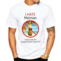 Hate Melman T Shirt Oddly Specific Weirdly Meme Cursed Image Male Fanshion Tshirt