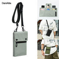 Dani Atte กระเป๋าคาดลำตัวกันน้ำสำหรับผู้ชาย,กระเป๋าใส่โทรศัพท์มือถือมัลติฟังก์ชันสำหรับกิจกรรมกลางแจ้งสันทนาการสำหรับผู้ชาย