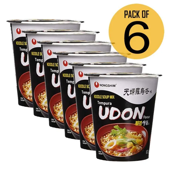 Nongshim Tempura Udon Noodles 62g X Pack Of 6 Korea Lazada Ph