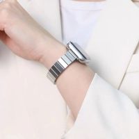 Thin bands for apple watch 8 se 40mm 41mm 44mm 45mm ultra 49mm strap slim stainless steel bracelet iwatch 7 6 3 38mm band women Straps