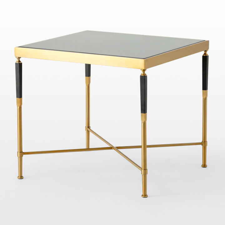 modernform-โต๊ะข้าง-รุ่น-wiley-ขาทองไทเทเนียม-top-หินอ่อนดำขาว