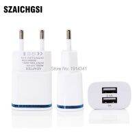 SZAICHGSI 5V 2A ใหม่2พอร์ต USB เครื่องชาร์จผนังอะแดปเตอร์สำหรับ iPhone 5 6 7 8X100ชิ้น