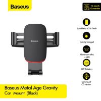 Baseus ที่วางโทรศัพท์ในรถยนต์ แบบโลหะ แรงโน้มถ่วง สําหรับ HP Car Holder CD Slot