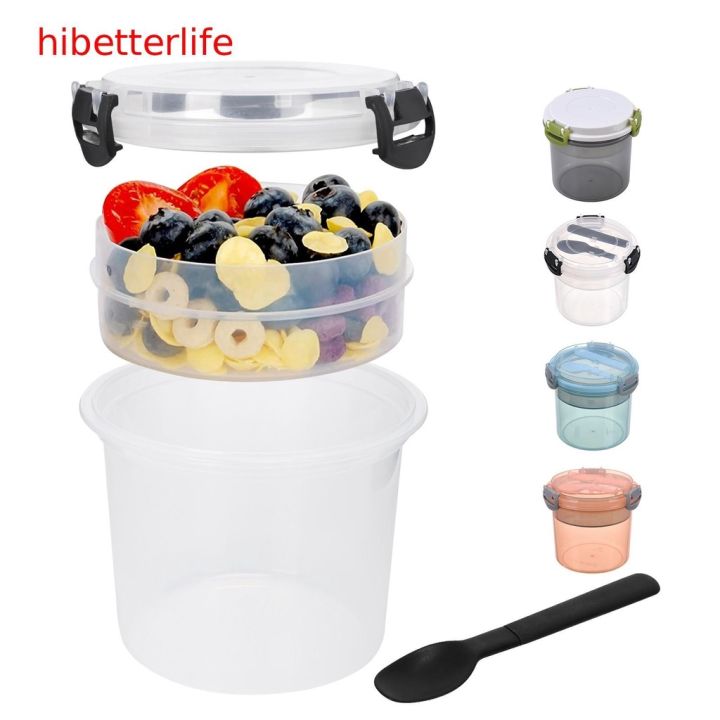 Portable Reusable Parfait Cups With Lids Yogurt Cup With Topping