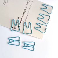 Blue Teeth Paper Clips Bookmark Cute Pin Office Supplies Tooth Shape paperclips fun paperclips assorted size paperclips colored