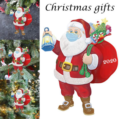 จี้ออร์นาเมนต์ซานต้าคลอสคริสต์มาส1/3/5ชิ้นจี้คริสต์มาสซานตาคลอสให้ของขวัญเรซินสำหรับงานฝีมือของตกแต่งต้นคริสต์มาส