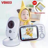 VB603 3.2in กล้องวงจรปิดอินเทอร์คอม Pnkihjg สำหรับทารกแรกเกิด Pnkihjg แสดงผลจอดูแลเด็กอิเล็กทรอนิกส์ LCD