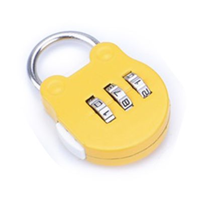3หลักรหัสรวมกุญแจกระเป๋าเดินทางขนาดเล็กสำหรับกรณีล็อค Keyless กุญแจมือล็อคสำหรับกระเป๋าเป้สะพายหลังยิมโรงเรียนล็อกเกอร์
