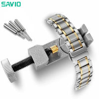 SAVIO Watch Band Strap Link Pin Remover ชุดเครื่องมือซ่อมแซมพร้อมแพ็ค3 Extra Pins Replacement Remover Spring Bar Set For Men Women Watch