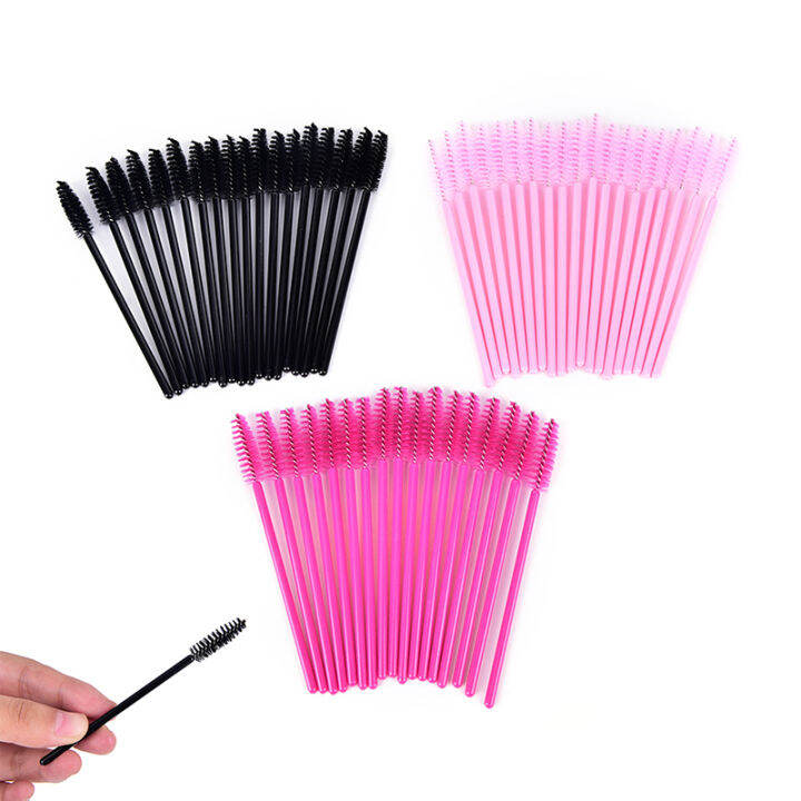 nansouf-50pcs-แปรงขนตาทิ้งมาสคาร่า-wands-applicator-spoolers-แต่งหน้าเครื่องมือ