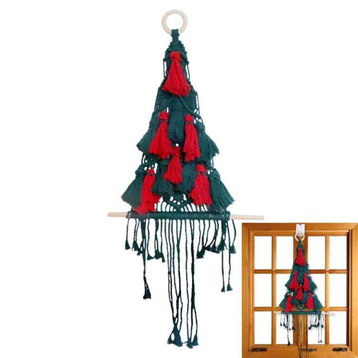 christmas-boho-macrame-ornaments-woven-christmas-tree-hanging-boho-ornaments-christmas-party-woven-decorations-wall-hanging-with-wooden-stick-efficiently