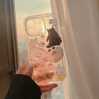 เคสโทรศัพท์มือถือ Apple iPhone 14/13/12/11/X/x/xr ลายตุ๊กตาหนานุ่มน่ารักสีชมพู14 Plus เคสโทรศัพท์มือถือซิลิโคน13 Pro Max นิ่มที่สร้างสรรค์12 Mini ที่ล้อมรอบอย่างสมบูรณ์ป้องกันการตก