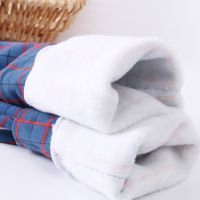 [COD] shipping mens bottoming out warm long johns autumn and winter thickened plus velvet plaid control home trousers men 5005A