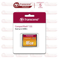 CompactFlash Card 16GB : CF133 : Transcend : รับประกัน 5 ปี - มีใบกำกับภาษี