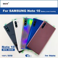 อะไหล่ฝาครอบด้านหลัง Yingke สำหรับ Galaxy Note10 N970 Sm-N970f กระจกหลังอะไหล่พร้อมโลโก้