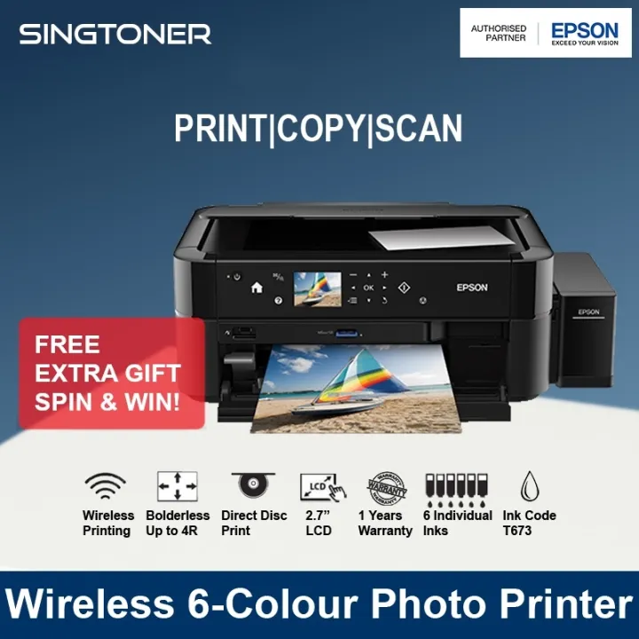 [Singapore Warranty] Epson L850 Business Photo AllinOne Ink Tank