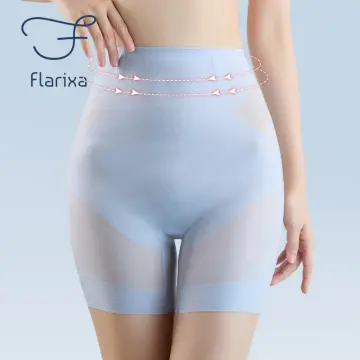 Flarixa High Waist Seamless Ice Silk Belly Panties Waist Trainer