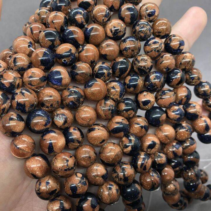 gold-and-blue-sand-stone-mixing-beads-natural-4-12mm-diy-for-celet-jewelry