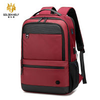 NEW!พร้อมส๋ง! Golden Wolf (GB00402) กระเป๋าเป้สะพายหลัง waterproof laptop backpack 30L กระเป๋าเป้ กันน้ำ พร้อม USB