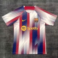 ❒❂ 【 Fans 】ใหม่ เสื้อกีฬาแขนสั้น ลายทีมชาติฟุตบอล Barcelona 2324 คุณภาพสูง AAA