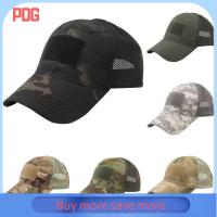 【COD&amp;คลังสินค้าพร้อม】 PDG ฤดูร้อน ระบายอากาศได้ดี หมวกแก๊ป ปรับได้ หมวก trucker หมวกตาข่าย ลายพราง หมวกกันแดด หมวกเบสบอลทหาร