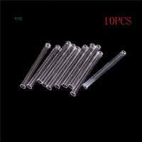 ?【Lowest price】YUE 10pcs 100 mm Glass blowing TUBE หลอดทดสอบผนังหนา4นิ้ว